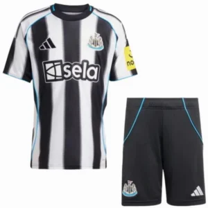 Newcastle United Niños Conjunto 2025 2026 Casa Negro - Tuta Newcastle United Niños | tiendasdefutboles