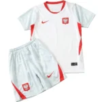 Polonia Niños Conjunto 2026 Casa Blanco - Polonia Niños Barata | tiendasdefutboles