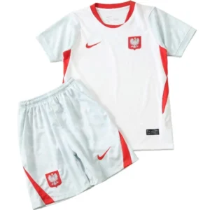Polonia Niños Conjunto 2026 Casa Blanco - Polonia Niños Barata | tiendasdefutboles