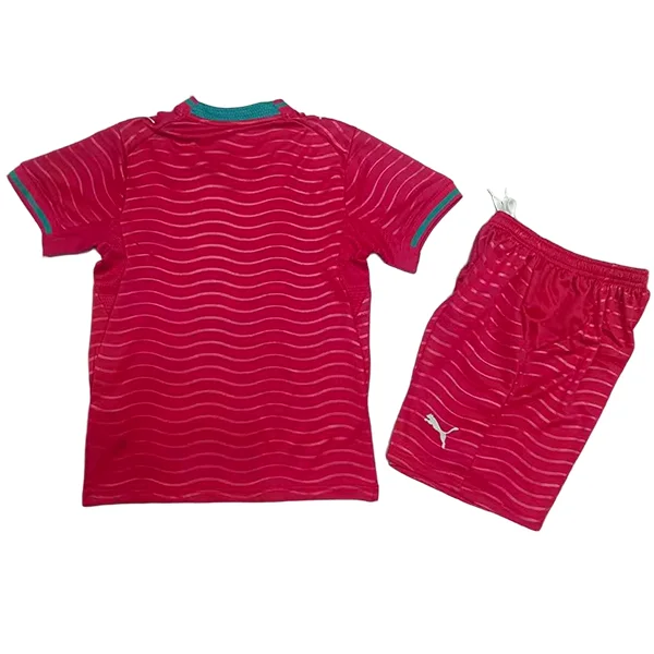 Casa Conjunto De Niños Portugal 2026 Rojo Portugal Niños Conjunto 2026 Casa Rojo - Equipacion Portugal Niños | tiendasdefutboles