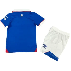 Rangers Niños Conjunto 2025 2026 Casa Azul - Tuta Rangers Niños | tiendasdefutboles