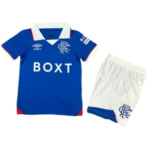 Rangers Niños Conjunto 2025 2026 Casa Azul - Tuta Rangers Niños | tiendasdefutboles