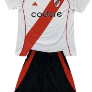 River Plate Niños Conjunto 2024 2025 Casa Blanco - Tuta River Plate Niños | tiendasdefutboles