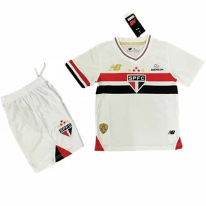 São Paulo Niños Conjunto 2025 2026 Casa Blanco - Tuta São Paulo Niños | tiendasdefutboles