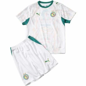 Senegal Niños Conjunto 2026 Casa Blanco - Senegal Niños Barata | tiendasdefutboles
