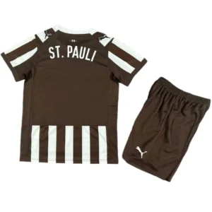 FC St. Pauli Niños Conjunto 2025 2026 Casa - Tuta FC St. Pauli Niños | tiendasdefutboles