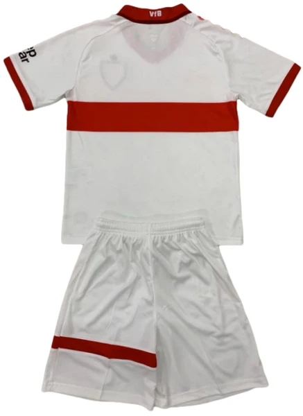 Casa Conjunto De Niños Stuttgart 2024 2025 Blanco VfB Stuttgart Niños Conjunto 2024 2025 Casa Blanco - Tuta VfB Stuttgart Niños | tiendasdefutboles