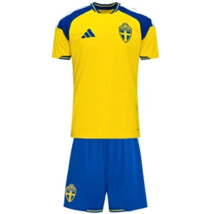 Suecia Niños Conjunto 2026 Casa Amarillo - Suecia Niños Barata | tiendasdefutboles