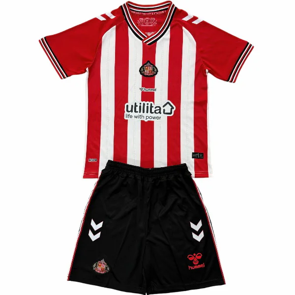 Casa Conjunto De Niños Sunderland 2025 2026 Rojo Sunderland Niños Conjunto 2025 2026 Casa Rojo - Tuta Sunderland Niños | tiendasdefutboles