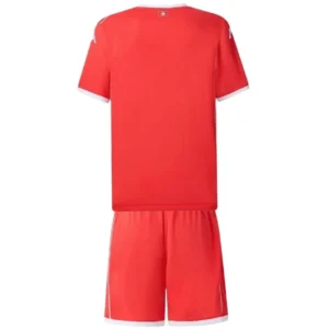 Túnez Niños Conjunto 2026 Casa Rojo - Túnez Niños Barata | tiendasdefutboles