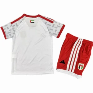 Emiratos Árabes Unidos Niños Conjunto 2026 Casa Blanco - Emiratos Árabes Unidos Niños Barata | tiendasdefutboles