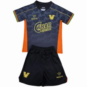 Venezia Niños Conjunto 2024 2025 Casa Negro - Tuta Venezia Niños | tiendasdefutboles