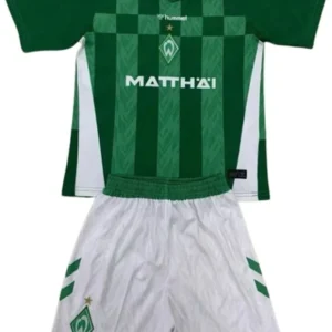 Werder Bremen Niños Conjunto 2024 2025 Casa Verde - Tuta Werder Bremen Niños | tiendasdefutboles