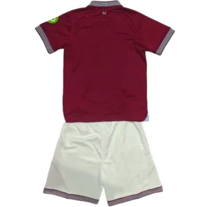 West Ham United Niños Conjunto 2025 2026 Casa Rojo - Tuta West Ham United Niños | tiendasdefutboles