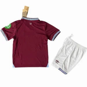 West Ham United Niños Conjunto 2025 2026 Casa Rojo - Tuta West Ham United Niños | tiendasdefutboles