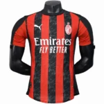 Casa Jugadores Camiseta AC Milan 2025 2026 Rojo