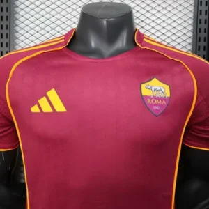 AS Roma Camiseta Edición Jugadores 2025 2026 Casa Roja - Camiseta As Roma | tiendasdefutboles