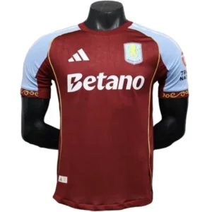 Aston Villa Camiseta Edición Jugadores 2025 2026 Casa Roja - Camiseta Aston Villa | tiendasdefutboles