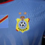 Casa Jugadores Camiseta Congo 2026 Azul Blanco