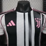 Casa Jugadores Camiseta Juventus 2025 2026 Blanco Negro