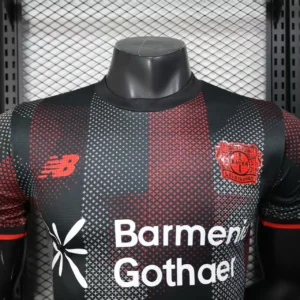 Bayer 04 Leverkusen Camiseta Edición Jugadores 2025 2026 Casa Negra - Camiseta Bayer 04 Leverkusen | tiendasdefutboles