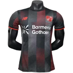 Bayer 04 Leverkusen Camiseta Edición Jugadores 2025 2026 Casa Negra - Camiseta Bayer 04 Leverkusen | tiendasdefutboles