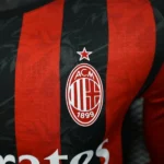 Casa Jugadores Camiseta Manga Larga AC Milan 2025 2026 Rojo