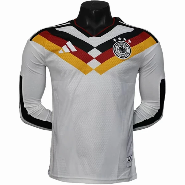 Casa Jugadores Camiseta Manga Larga Alemania 2026 Blanco Alemania Camiseta Edición Jugadores 2026 Casa Blanca - Camiseta Alemania | tiendasdefutboles