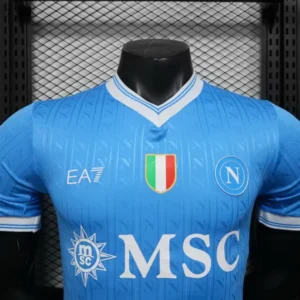 SSC Napoli Camiseta Edición Jugadores 2025 2026 Casa Azul - Camiseta Serie A SSC Napoli | tiendasdefutboles