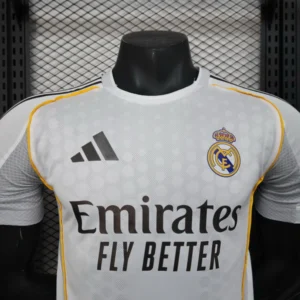 Real Madrid Camiseta Edición Jugadores 2025 2026 Casa Blanca - Camiseta Real Madrid | tiendasdefutboles