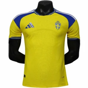 Suecia Camiseta Edición Jugadores 2026 Casa Amarilla - Camiseta Viva Suecia | tiendasdefutboles