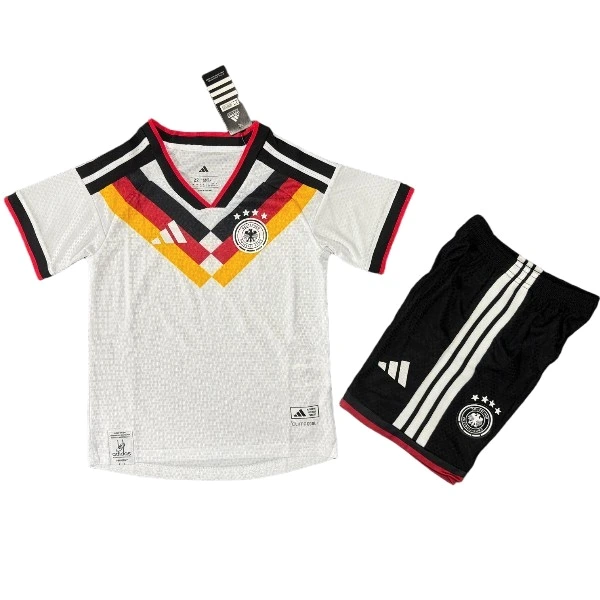 Casa Jugadores Conjunto De Niños Alemania 2026 Blanco Alemania Niños Conjunto Edición Jugadores 2026 Casa Blanco - Equipacion Alemania Niños | tiendasdefutboles