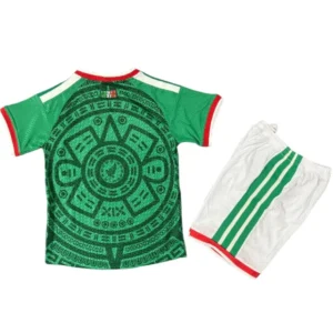 México Niños Conjunto Edición Jugadores 2026 Casa Verde - Playera Mexico 2026 Niños | tiendasdefutboles