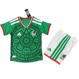 México Niños Conjunto Edición Jugadores 2026 Casa Verde - Playera Mexico 2026 Niños | tiendasdefutboles