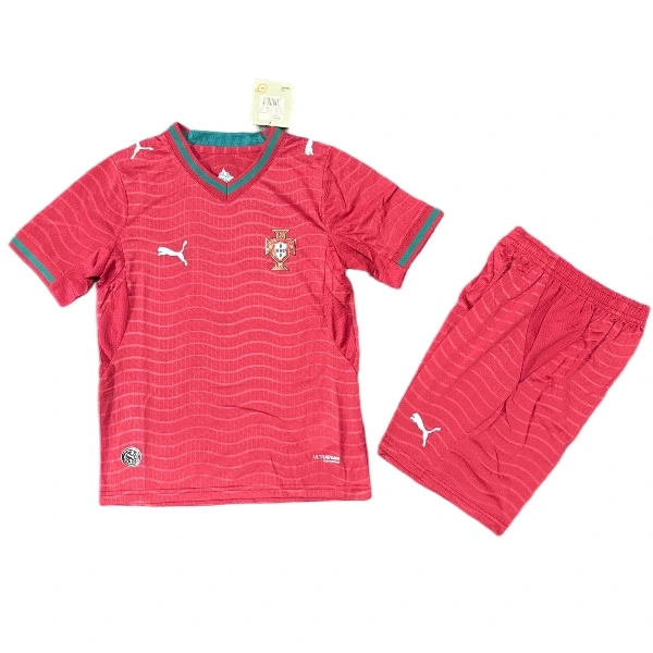 Casa Jugadores Conjunto De Niños Portugal 2026 Rojo Portugal Niños Conjunto Edición Jugadores 2026 Casa Rojo - Equipacion Portugal Niños | tiendasdefutboles