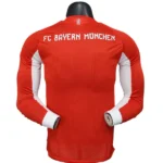Casa Jugadores Manga Larga Bayern Múnich 2025 2026 Rojo