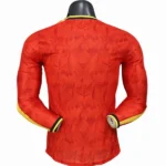 Casa Jugadores Manga Larga Bélgica 2026 Rojo