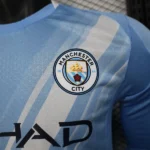 Casa Jugadores Manga Larga Manchester City 2025 2026 Azul