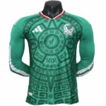 Casa Jugadores Manga Larga Mexico 2026 Verde