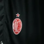 Casa Jugadores Pantalones AC Milan 2025 2026 Negro