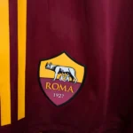 Casa Jugadores Pantalones As Roma 2025 2026 Rojo