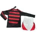 Casa Manga Larga Conjunto De Niños Flamengo 2025 2026 Rojo