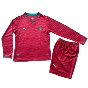 Portugal Niños Conjunto 2026 Casa Rojo - Equipacion Portugal Niños | tiendasdefutboles