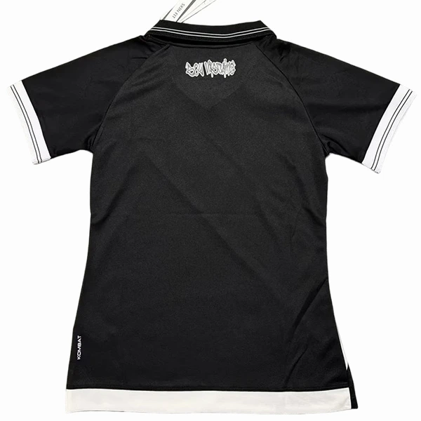 Casa Mujer Camiseta Vasco da Gama 2025 2026 Negro Vasco da Gama Mujer Camiseta 2025 2026 Casa Negra - Camisetas De Futbol Personalizadas | tiendasdefutboles