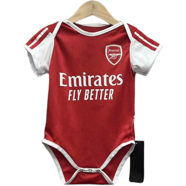 Casa Onesies Niños Arsenal 2025 2026 Rojo Arsenal Niños Camiseta 2025 2026 Casa Roja - Camiseta Arsenal Niños | tiendasdefutboles