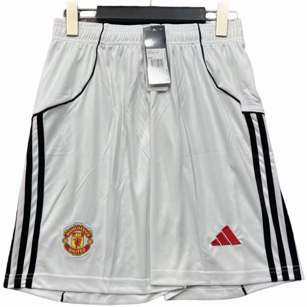Casa Pantalones Manchester United 2025 2026 Blanco Manchester United Pantalones 2025 2026 Casa Blanco - Maglia Manchester United | tiendasdefutboles