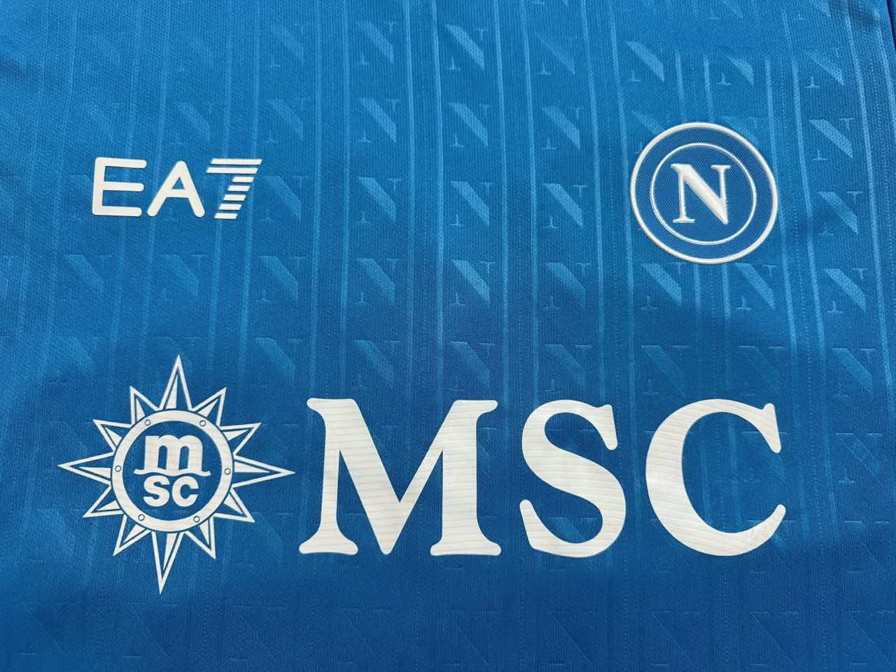 Casa Tailandia Camiseta Napoli 2025 2026 Azul SSC Napoli Camiseta 2025 2026 Casa Azul - Camiseta Serie A SSC Napoli | tiendasdefutboles