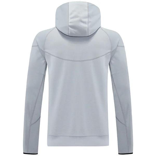 Chaqueta Con Capucha Barcelona 2025 2026 Gris Claro FC Barcelona Chaqueta 2025 2026 Gris - Chaqueta FC Barcelona | tiendasdefutboles