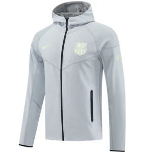 FC Barcelona Chaqueta 2025 2026 Gris - Chaqueta FC Barcelona | tiendasdefutboles
