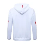 Chaqueta Con Capucha Bayern Múnich 2025 2025 Blanco Rojo